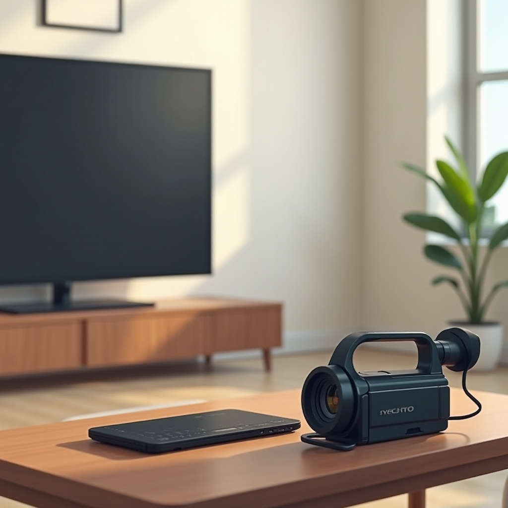 how to hook up camcorder to tv